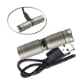 Linterna USB USB Recargable Titanio LED LED